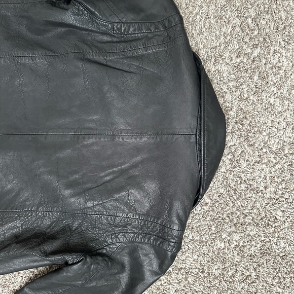 NWT Madewell Washed Leather Motorcycle Jacket: Brass Hardware Edition - Picture 8 of 8